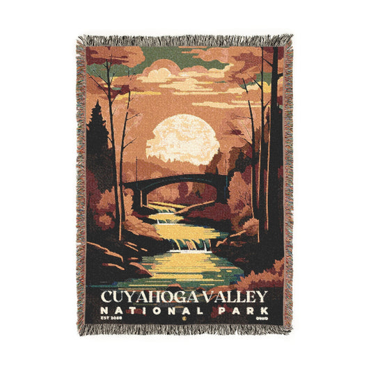 Cuyahoga Valley National Park Woven Blanket | S05