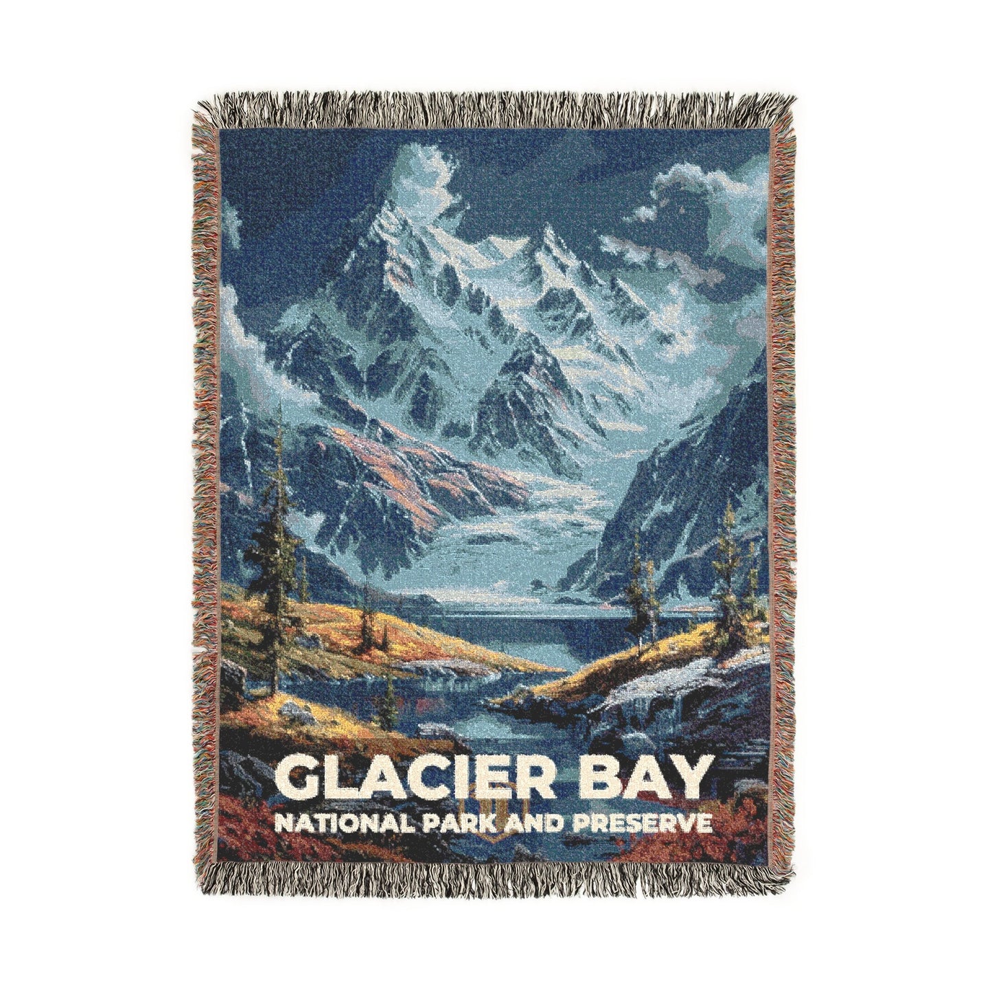 Glacier Bay National Park Woven Blanket | S16