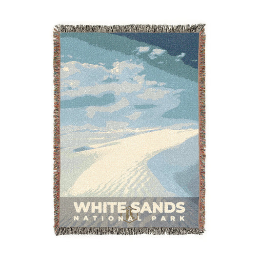 White Sands National Park Woven Blanket | S10