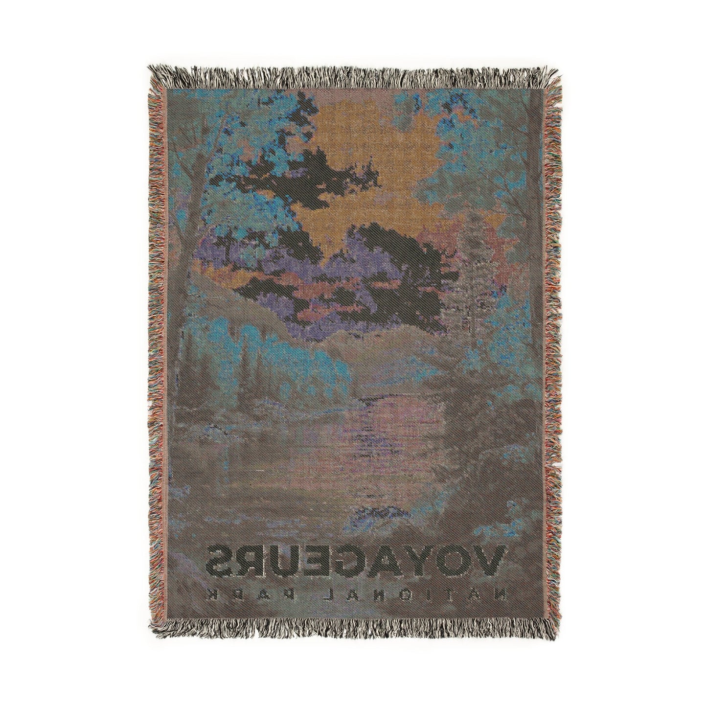 Voyageurs National Park Woven Blanket | S14