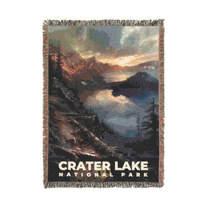 Crater Lake National Park Woven Blanket | S12