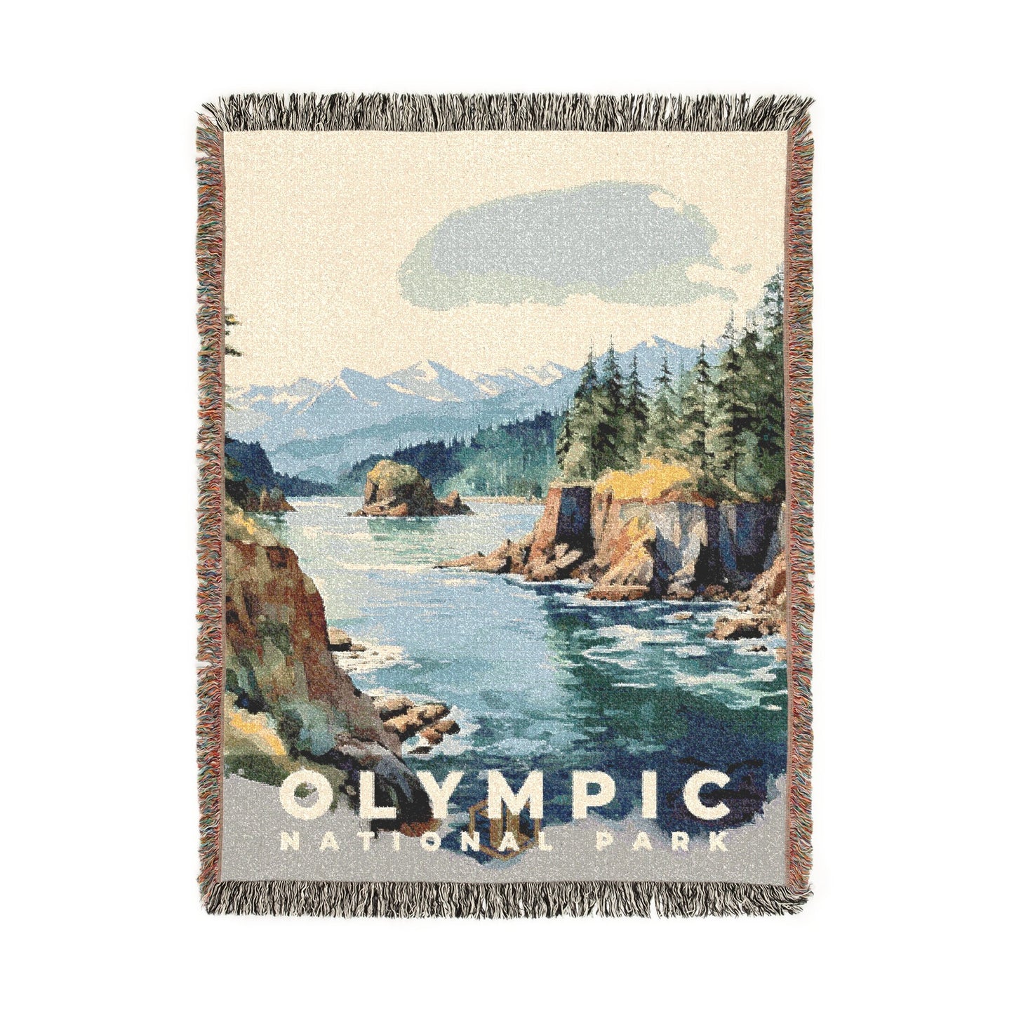 Olympic National Park Woven Blanket | S08