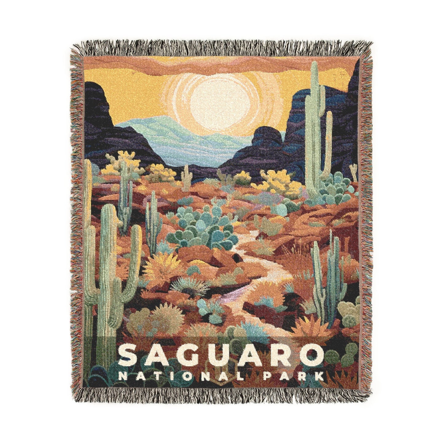 Saguaro National Park Woven Blanket | S09