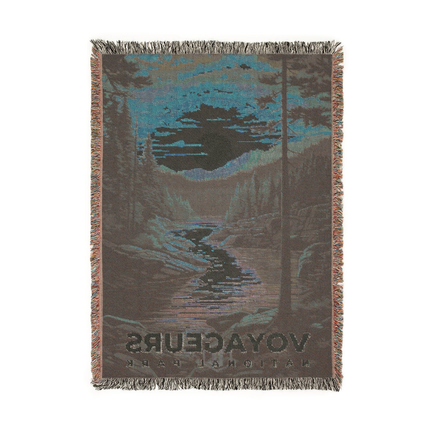 Voyageurs National Park Woven Blanket | S07