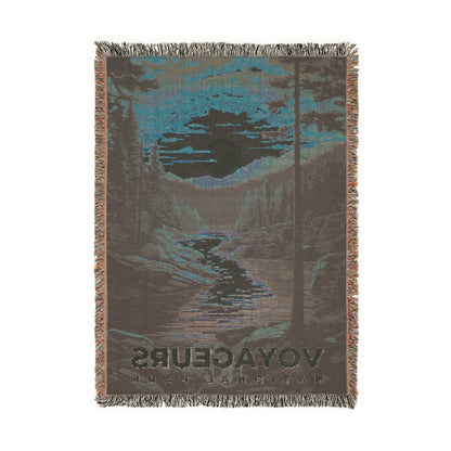 Voyageurs National Park Woven Blanket | S07