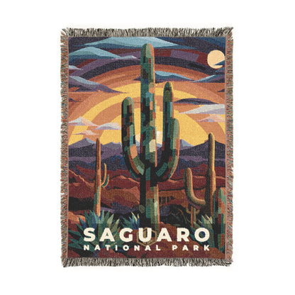 Saguaro National Park Woven Blanket | S20