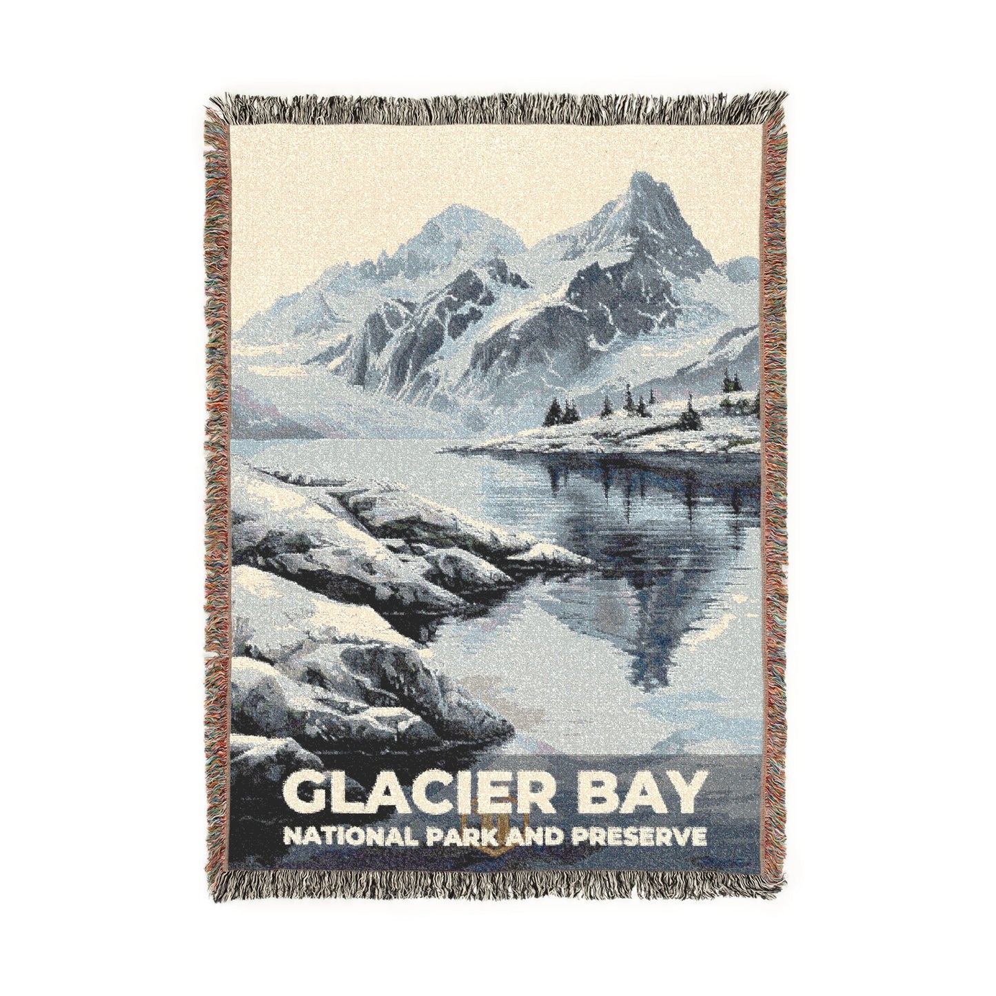 Glacier Bay National Park Woven Blanket | S17