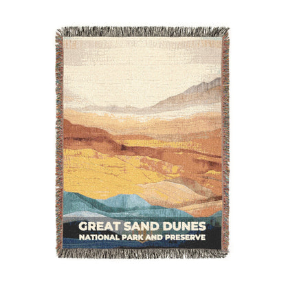 Great Sand Dunes National Park Woven Blanket | S09