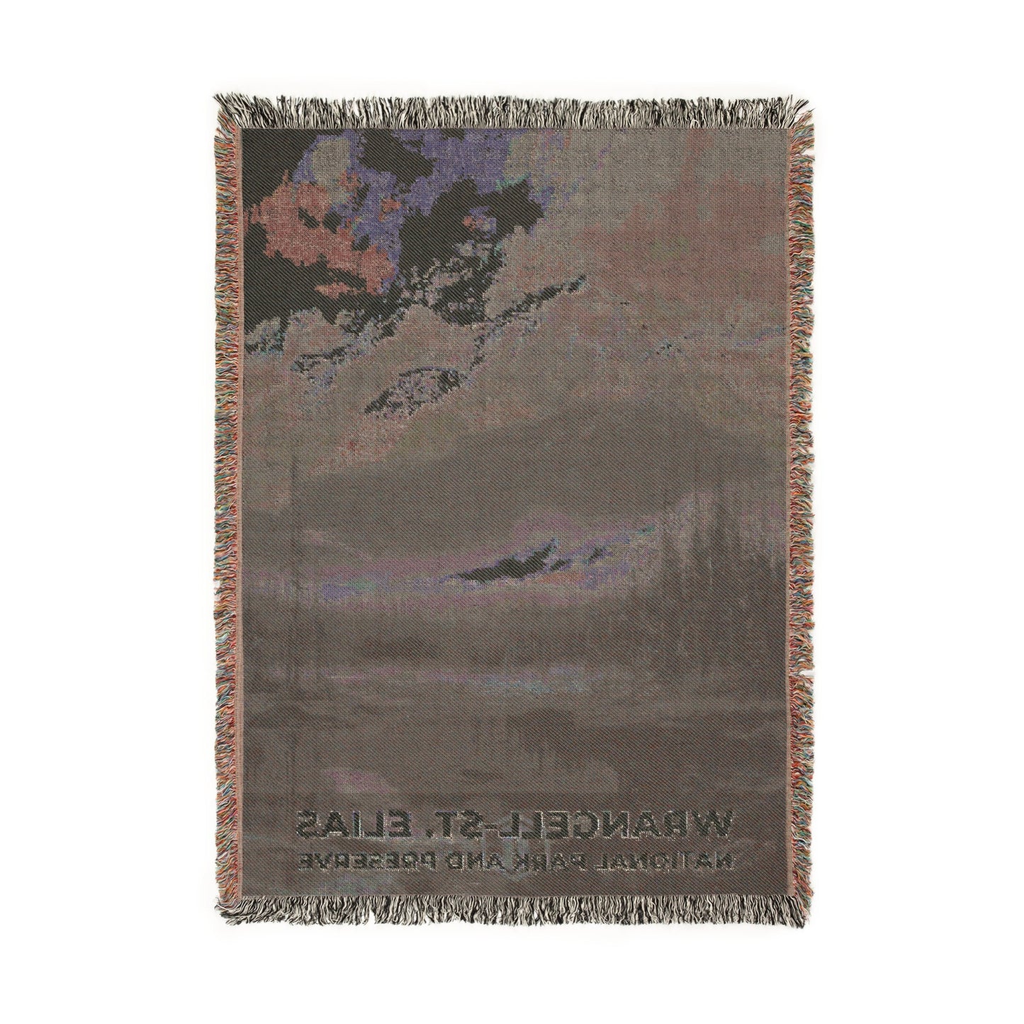 Wrangell-St. Elias National Park Woven Blanket | S12