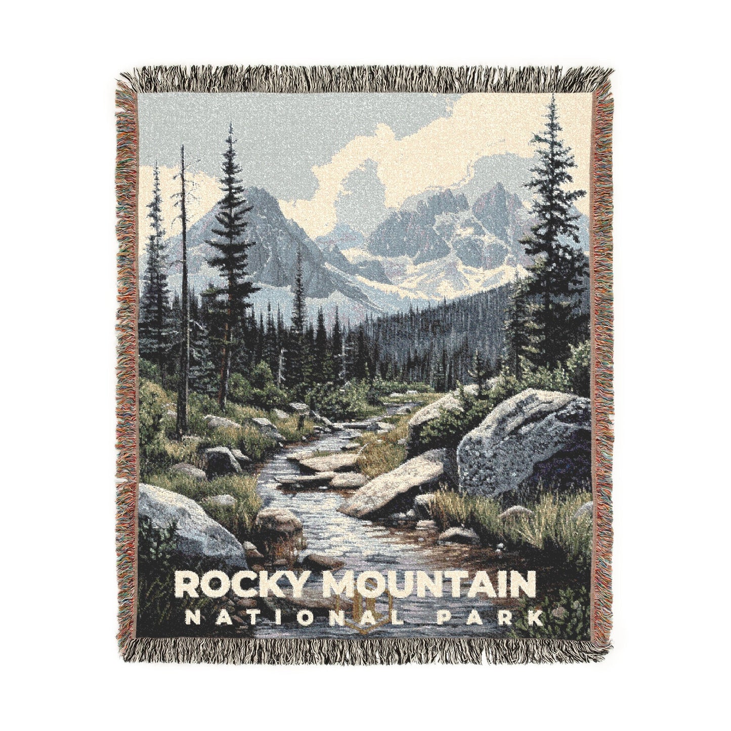 Rocky Mountain National Park Woven Blanket | S17