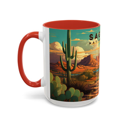 Saguaro National Park Mug | Accent Coffee Mug (11, 15oz)