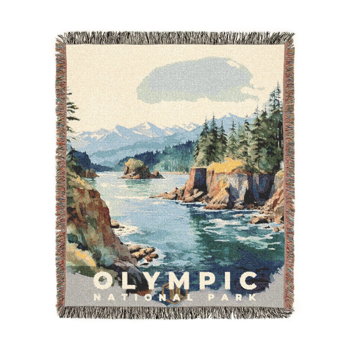 Olympic National Park Woven Blanket | S08