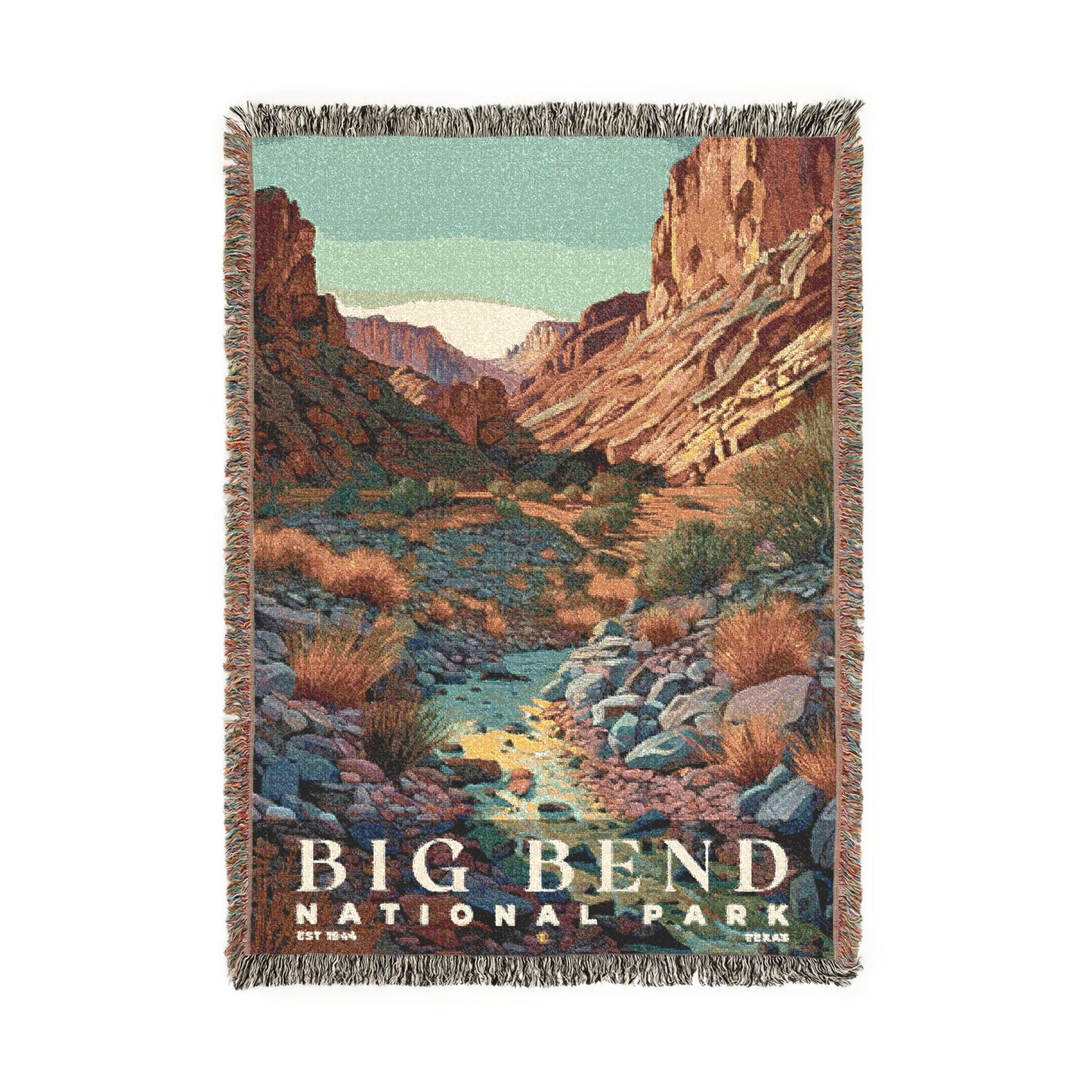 Big Bend National Park Woven Blanket | S02