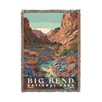 Big Bend National Park Woven Blanket | S02