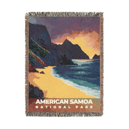 American Samoa National Park Woven Blanket | S20