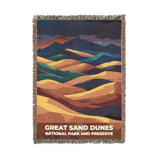 Great Sand Dunes National Park Woven Blanket | S20