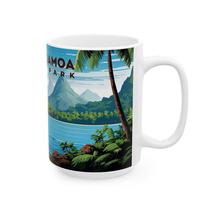 American Samoa National Park Mug | White Ceramic Mug (11oz, 15oz)