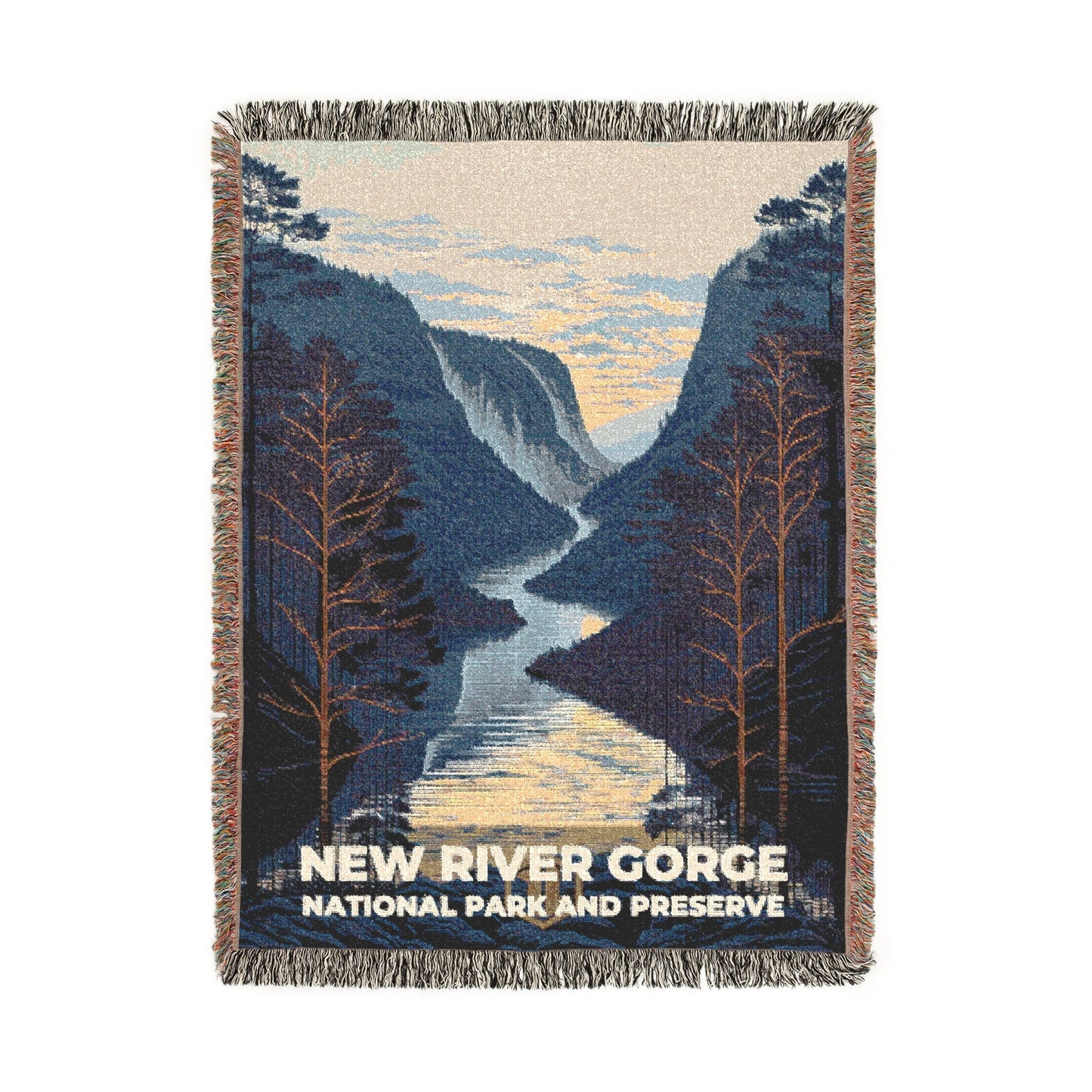 New River Gorge National Park Woven Blanket | S19