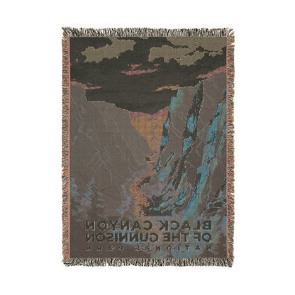 Black Canyon of the Gunnison National Park Woven Blanket | S06