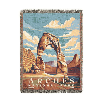 Arches National Park Woven Blanket | S05