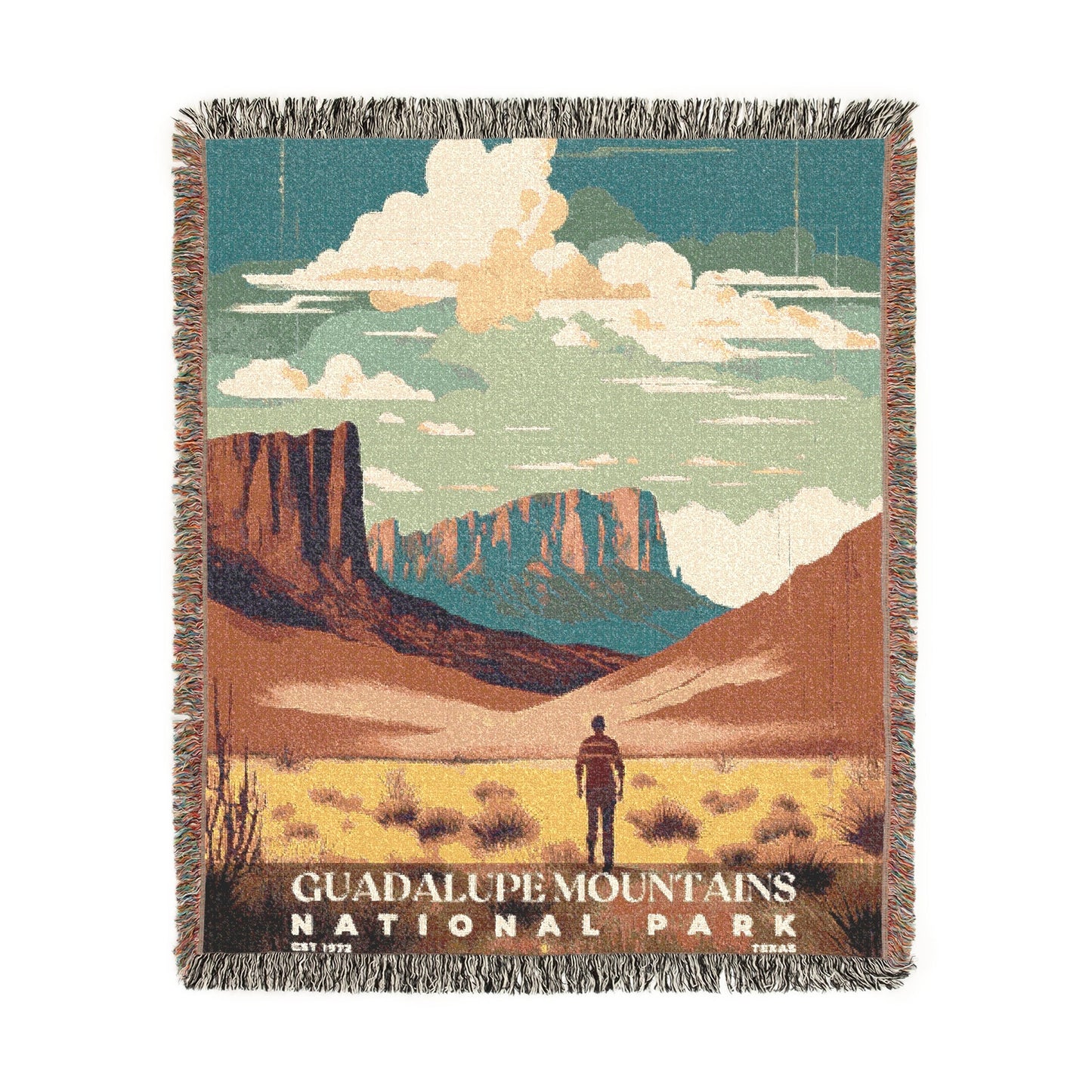Guadalupe Mountains National Park Woven Blanket | S05