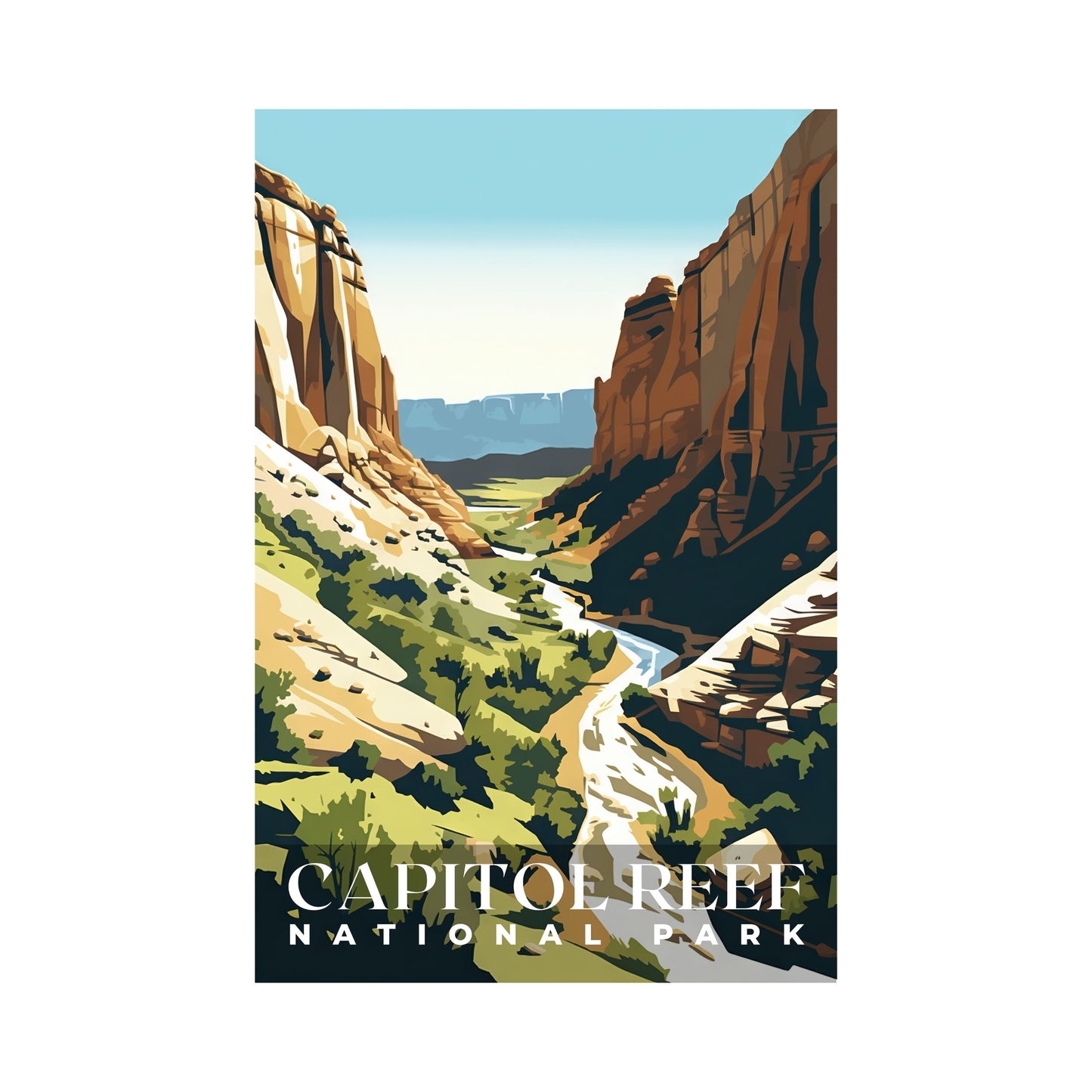 Capitol Reef National Park Poster | S01