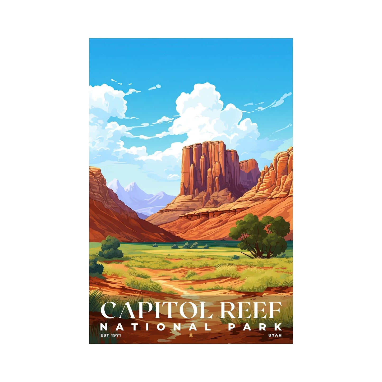 Capitol Reef National Park Poster | S07