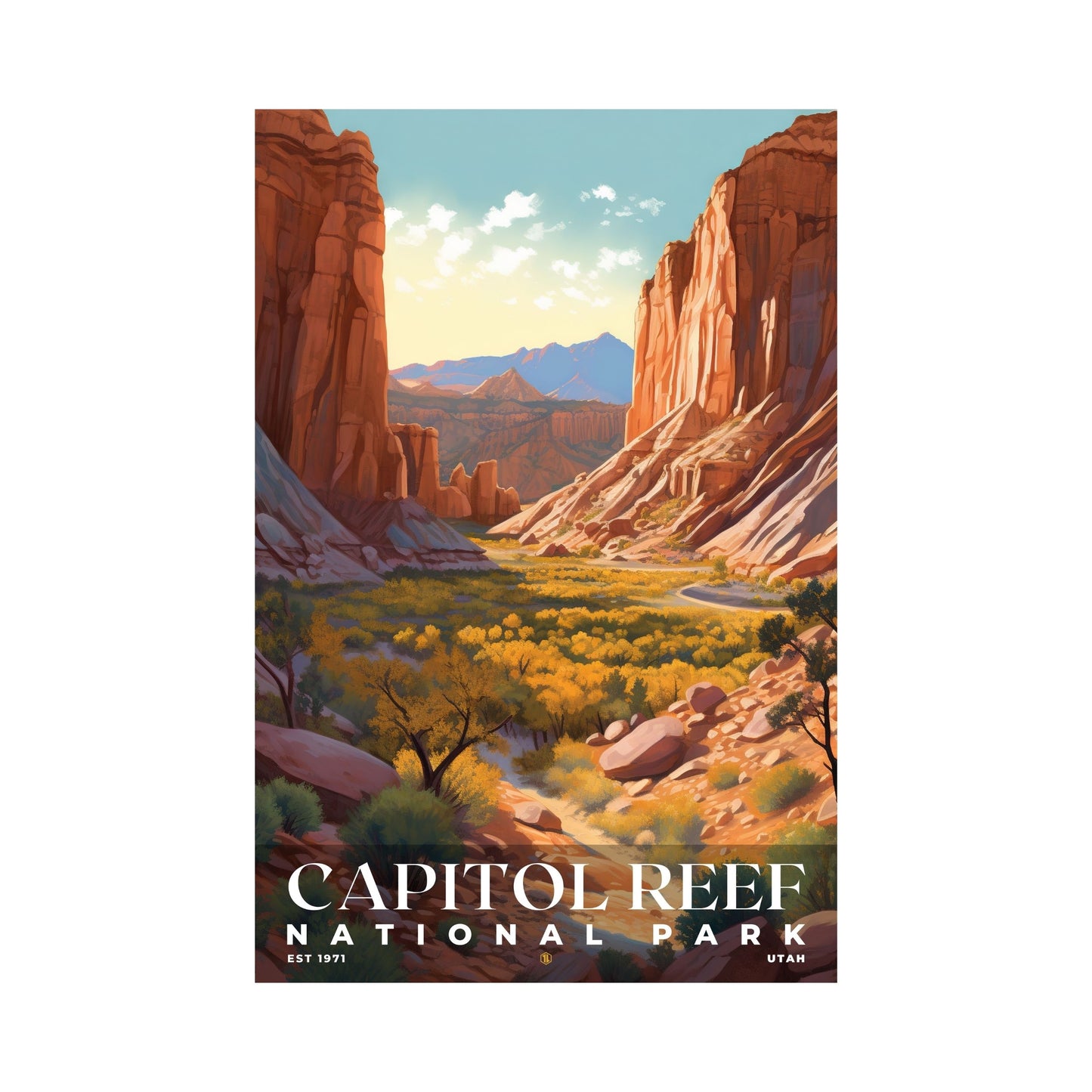 Capitol Reef National Park Poster | S02