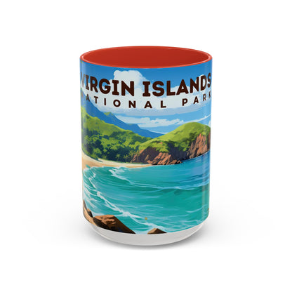 Virgin Islands National Park Mug | Accent Coffee Mug (11, 15oz)