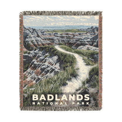 Badlands National Park Woven Blanket | S17