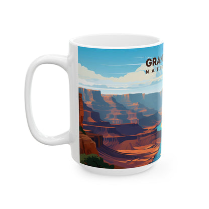 Grand Canyon National Park Mug | White Ceramic Mug (11oz, 15oz)