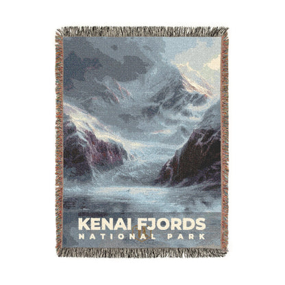 Kenai Fjords National Park Woven Blanket | S12