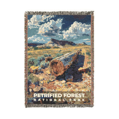 Petrified Forest National Park Woven Blanket | S14