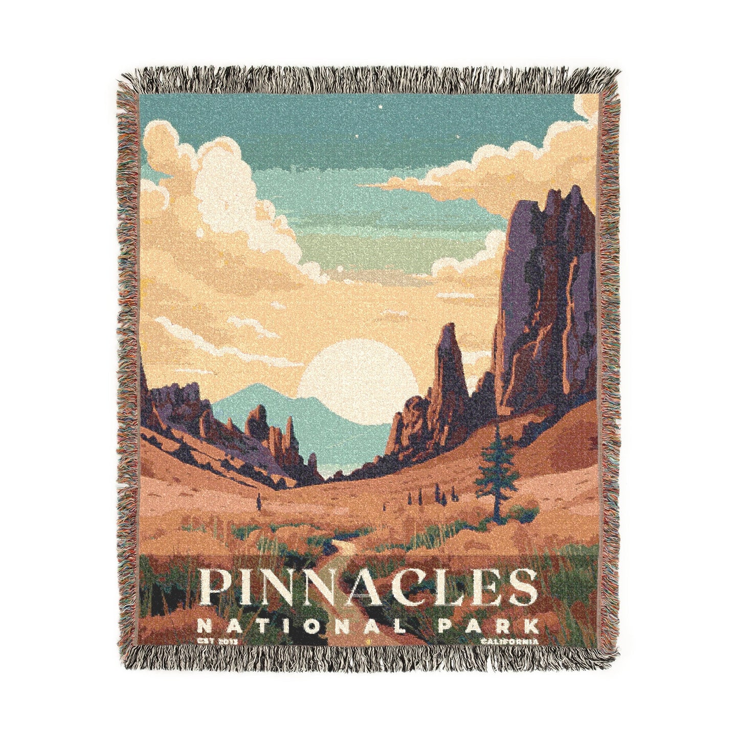 Pinnacles National Park Woven Blanket | S05