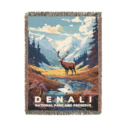 Denali National Park Woven Blanket | S07