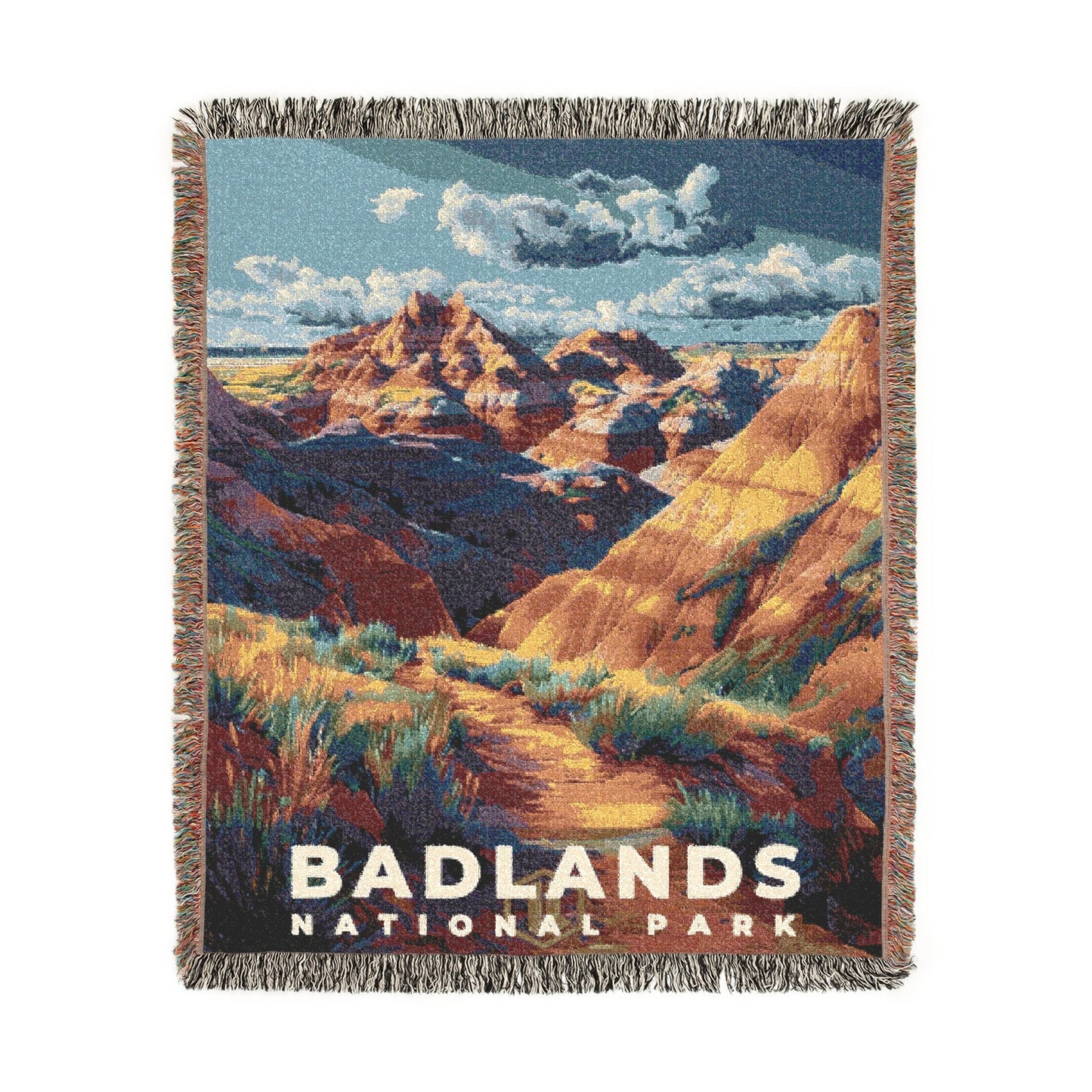 Badlands National Park Woven Blanket | S18