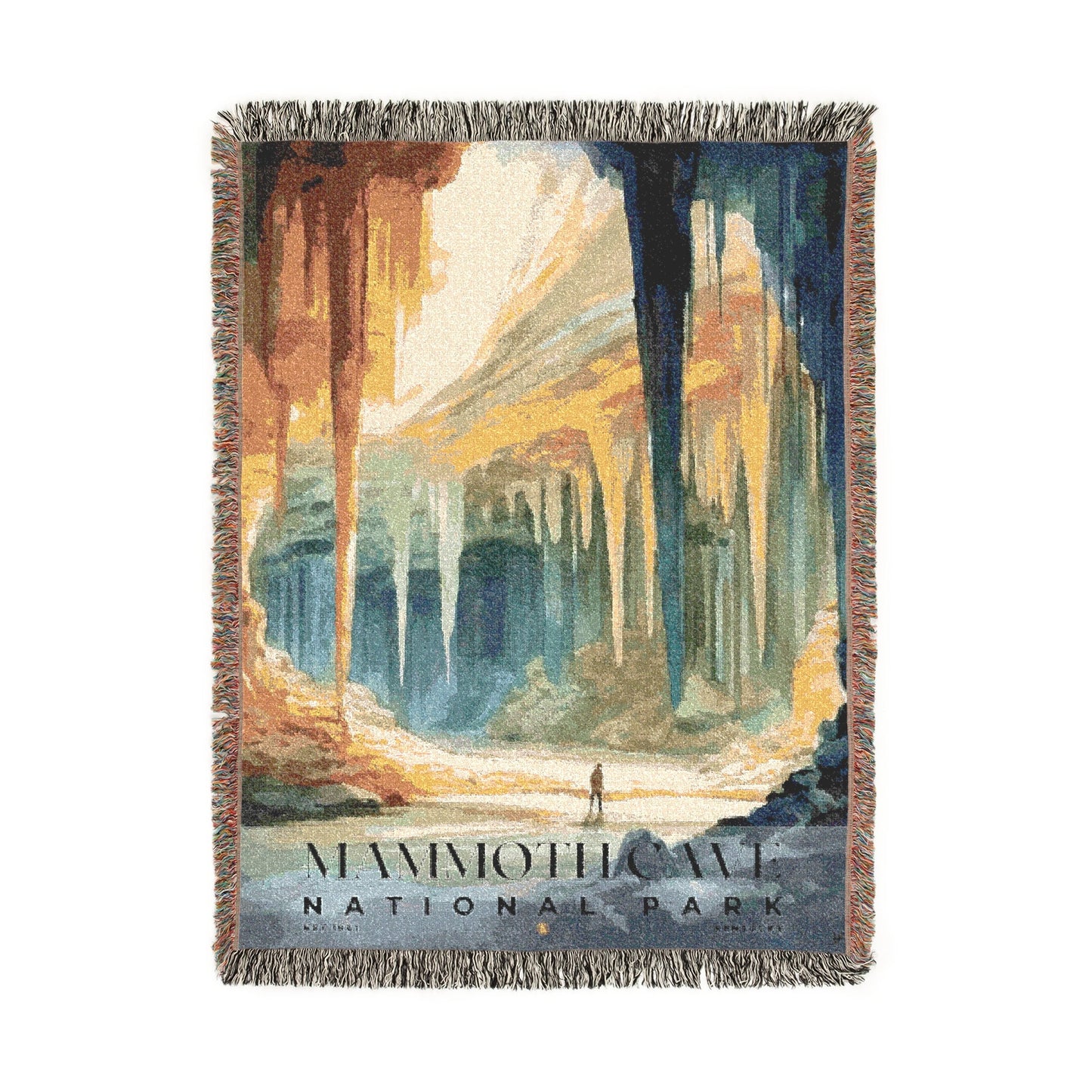 Mammoth Cave National Park Woven Blanket | S04
