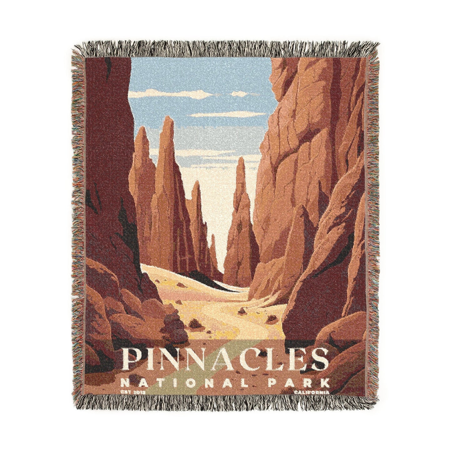 Pinnacles National Park Woven Blanket | S03