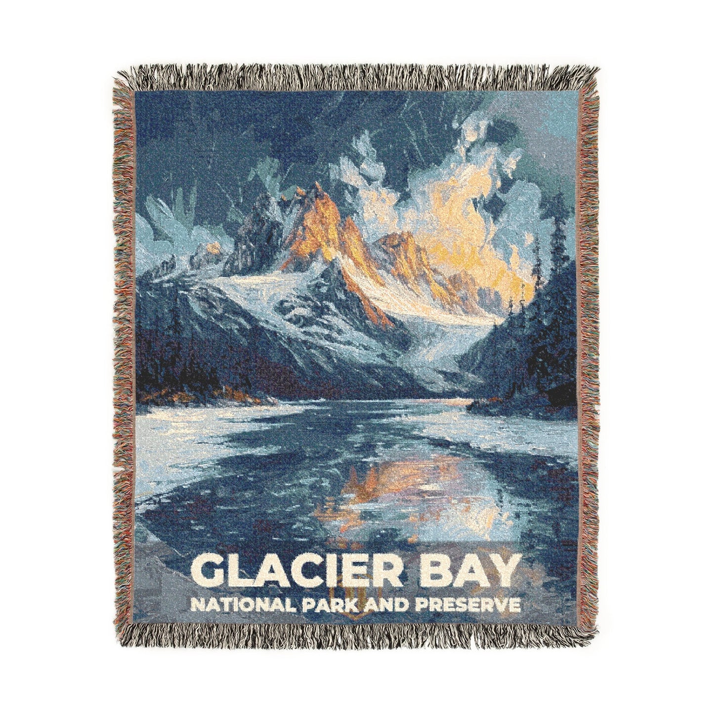 Glacier Bay National Park Woven Blanket | S14