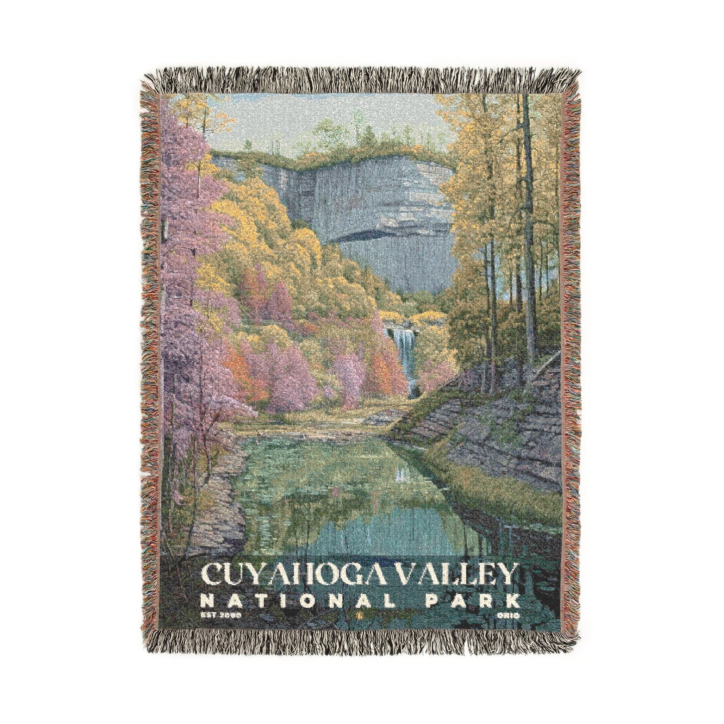 Cuyahoga Valley National Park Woven Blanket | S02