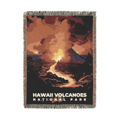 Hawaii Volcanoes National Park Woven Blanket | S07