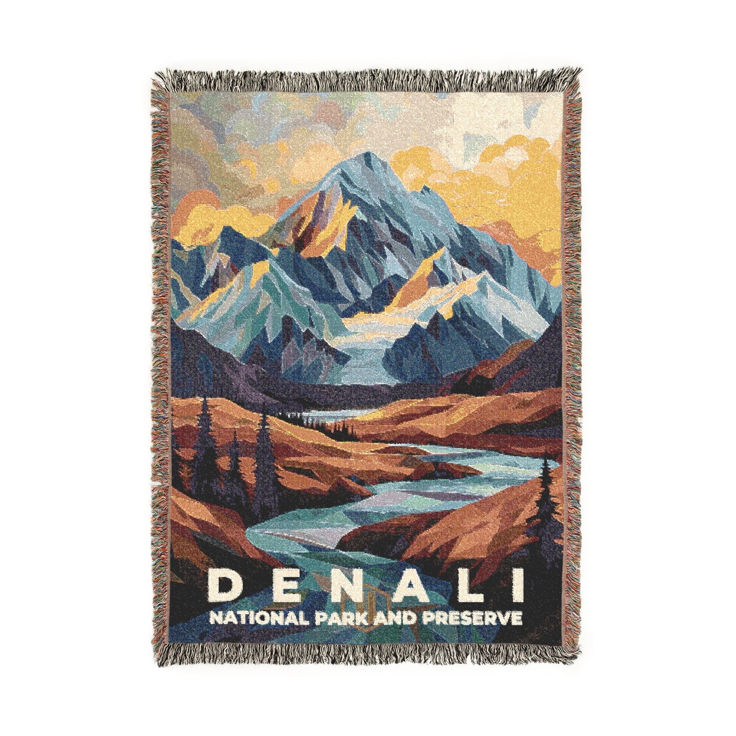 Denali National Park Woven Blanket | S20