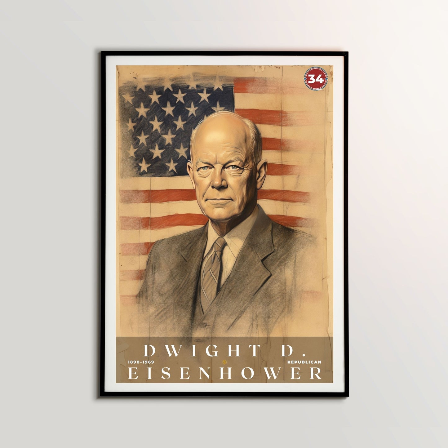 Dwight D Eisenhower Poster | S03