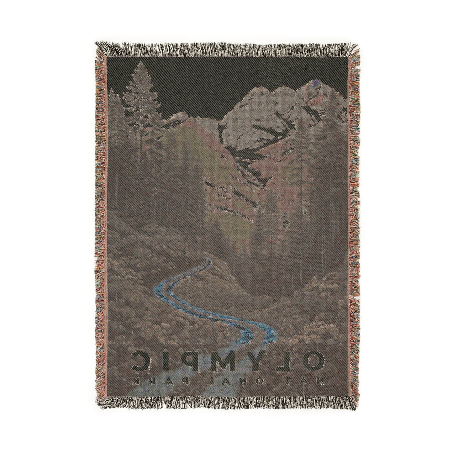 Olympic National Park Woven Blanket | S19