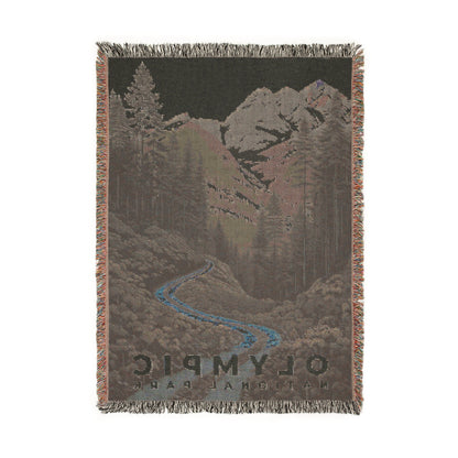 Olympic National Park Woven Blanket | S19