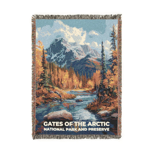 Gates of the Arctic National Park Woven Blanket | S18