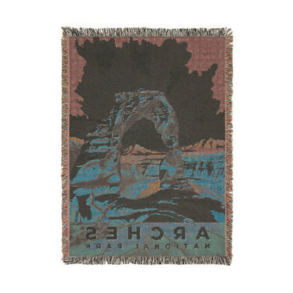 Arches National Park Woven Blanket | S06