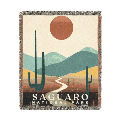 Saguaro National Park Woven Blanket | S03
