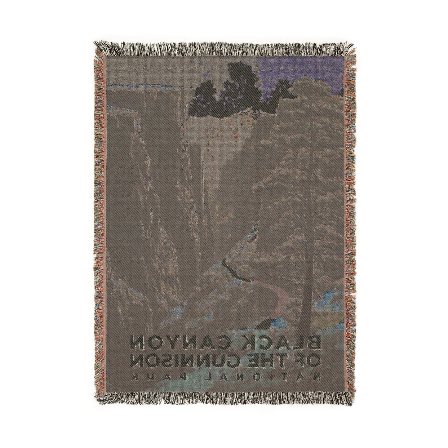Black Canyon of the Gunnison National Park Woven Blanket | S19