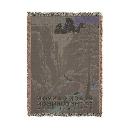 Black Canyon of the Gunnison National Park Woven Blanket | S19